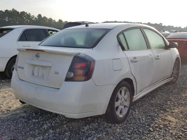 3N1AB6AP9CL749872 - 2012 NISSAN SENTRA 2.0 WHITE photo 4