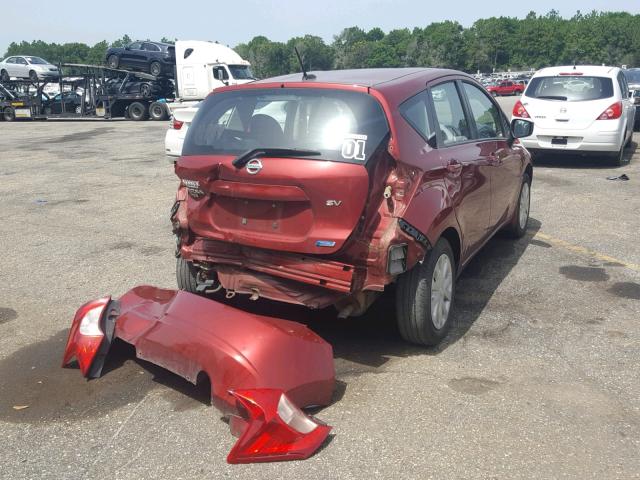 3N1CE2CP3GL380549 - 2016 NISSAN VERSA NOTE MAROON photo 4