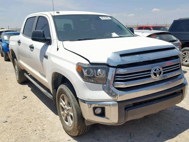 5TFDW5F18HX649433 - 2017 TOYOTA TUNDRA CRE WHITE photo 1