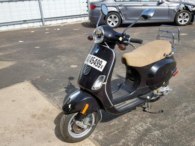 ZAPC386B2D5302196 - 2013 VESPA LX 50 BLACK photo 2