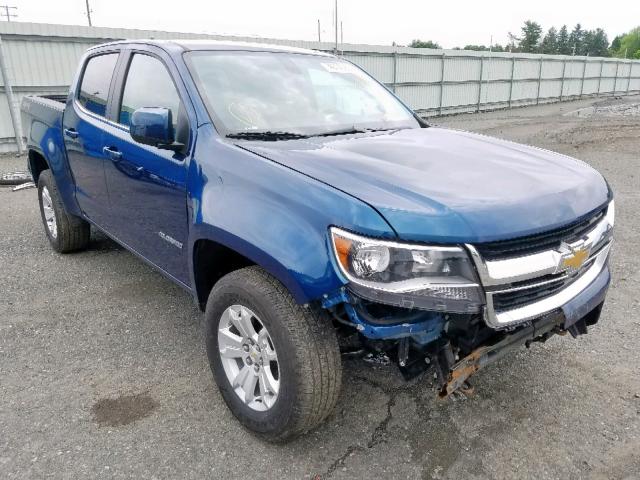 1GCGTCEN0K1107946 - 2019 CHEVROLET COLORADO L BLUE photo 1