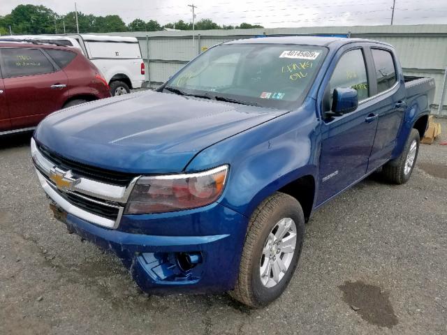 1GCGTCEN0K1107946 - 2019 CHEVROLET COLORADO L BLUE photo 2