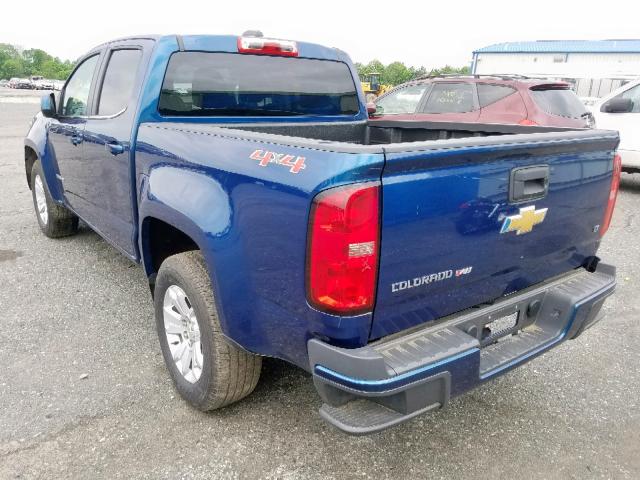 1GCGTCEN0K1107946 - 2019 CHEVROLET COLORADO L BLUE photo 3