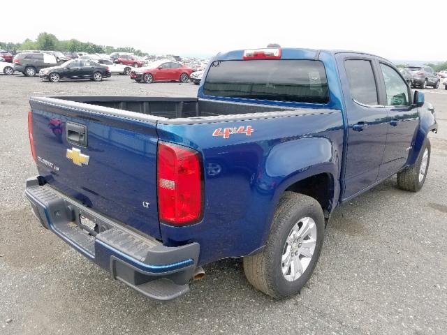 1GCGTCEN0K1107946 - 2019 CHEVROLET COLORADO L BLUE photo 4