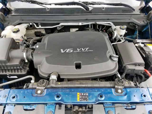 1GCGTCEN0K1107946 - 2019 CHEVROLET COLORADO L BLUE photo 7
