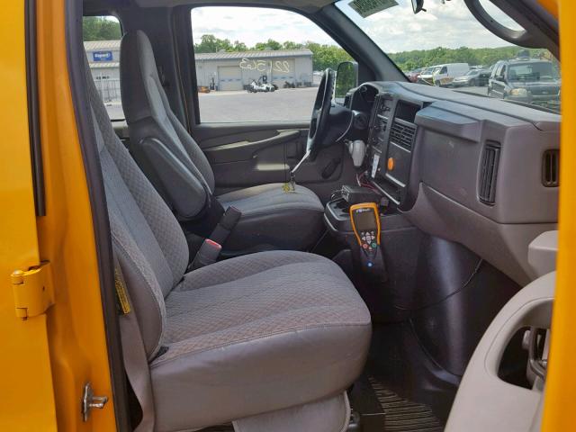 1GDHG35U351154601 - 2005 GMC SAVANA RV YELLOW photo 5