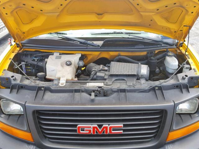 1GDHG35U351154601 - 2005 GMC SAVANA RV YELLOW photo 7