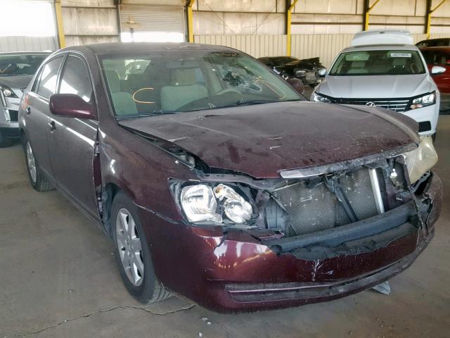 4T1BK36B46U121818 - 2006 TOYOTA AVALON MAROON photo 1