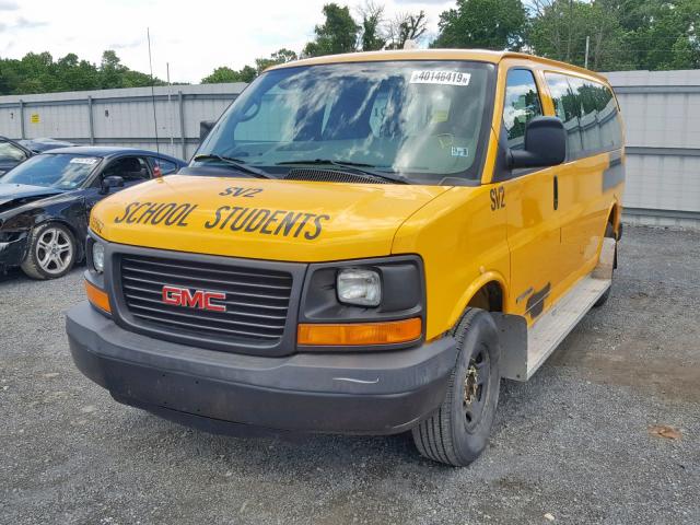 1GDHG35U351167767 - 2005 GMC SAVANA RV YELLOW photo 2