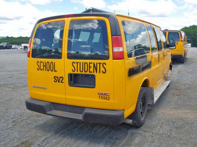 1GDHG35U351167767 - 2005 GMC SAVANA RV YELLOW photo 4