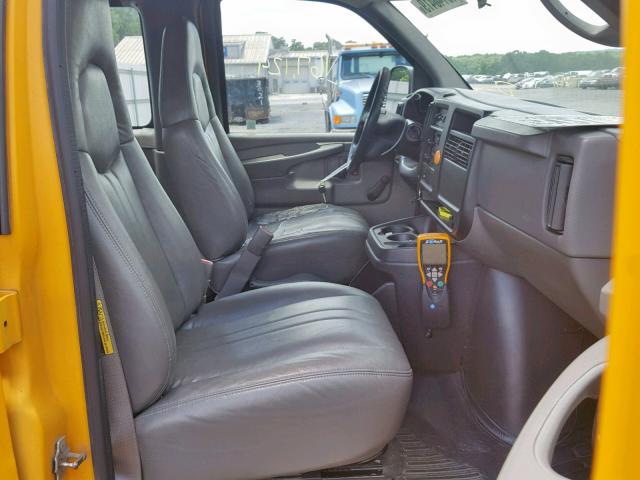 1GDHG35U351167767 - 2005 GMC SAVANA RV YELLOW photo 5