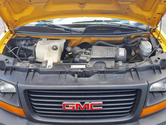 1GDHG35U351167767 - 2005 GMC SAVANA RV YELLOW photo 7