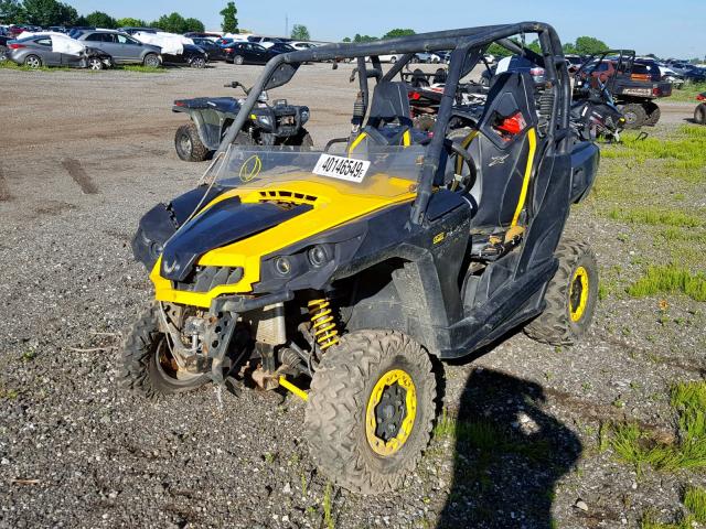 3JBKXLP17CJ000104 - 2012 CAN-AM COMMANDER YELLOW photo 2