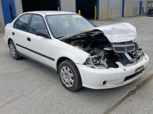 1HGEJ6525YL058231 - 2000 HONDA CIVIC DX WHITE photo 1