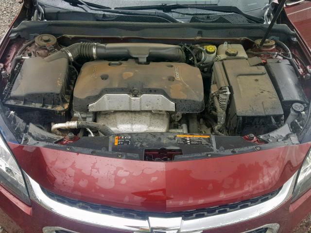 1G11C5SL9FF147822 - 2015 CHEVROLET MALIBU 1LT 勃艮第红 照片 7