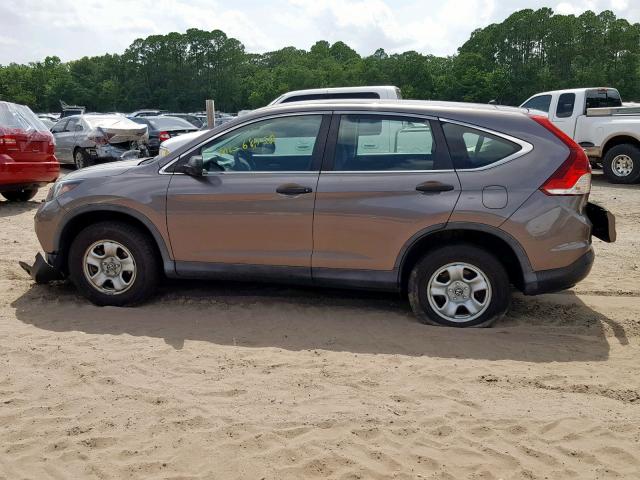 5J6RM4H38DL079935 - 2013 HONDA CR-V LX GRAY photo 9