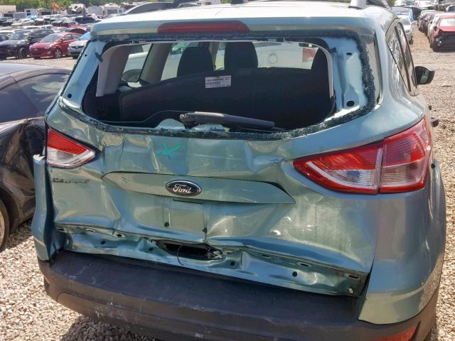 1FMCU0F72DUA87884 - 2013 FORD ESCAPE S BLUE photo 10