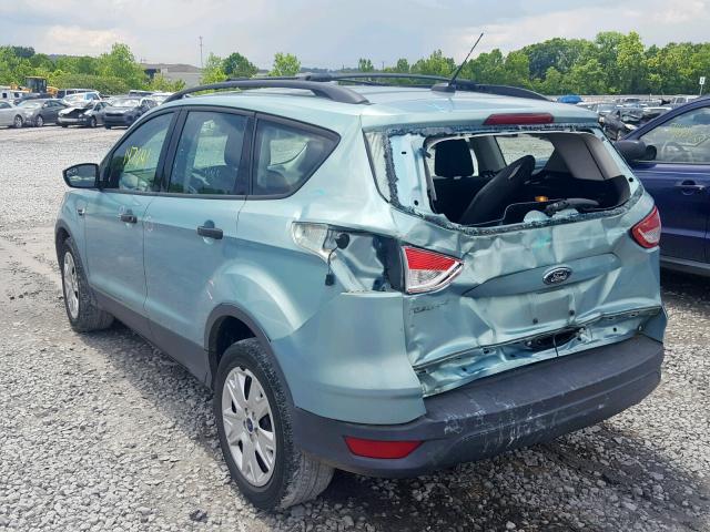 1FMCU0F72DUA87884 - 2013 FORD ESCAPE S BLUE photo 3