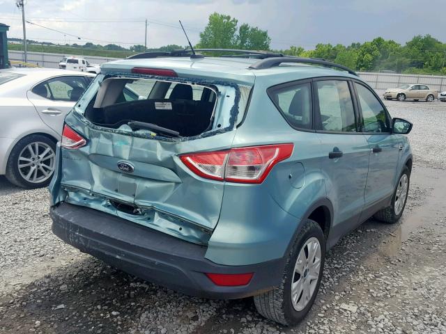 1FMCU0F72DUA87884 - 2013 FORD ESCAPE S BLUE photo 4