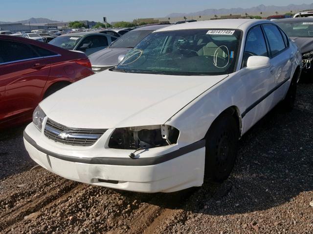 2G1WF52E559286240 - 2005 CHEVROLET IMPALA WHITE photo 2