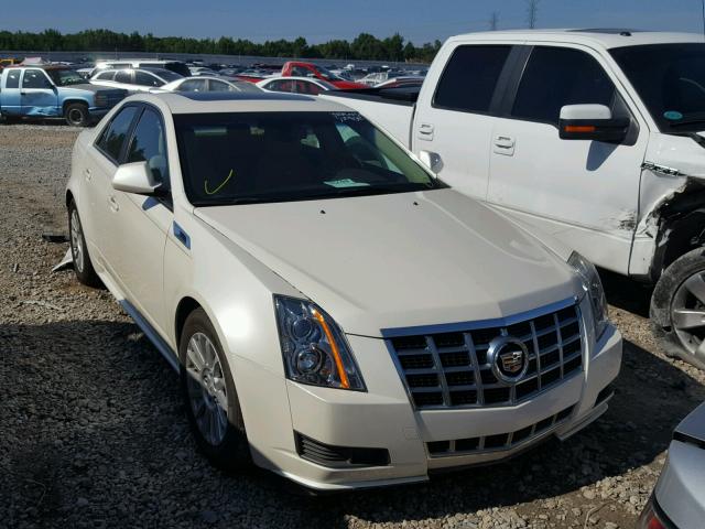 1G6DE5E51D0100573 - 2013 CADILLAC CTS LUXURY WHITE photo 1