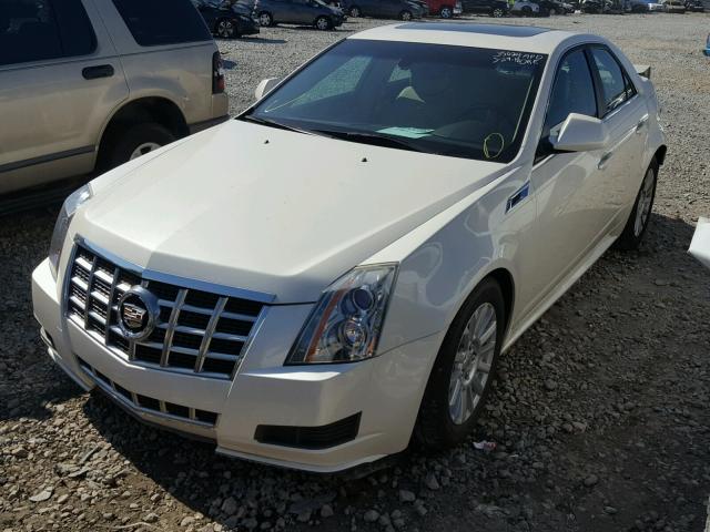 1G6DE5E51D0100573 - 2013 CADILLAC CTS LUXURY WHITE photo 2