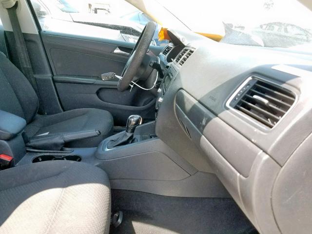 3VW2K7AJ6EM375878 - 2014 VOLKSWAGEN JETTA BASE BLACK photo 5