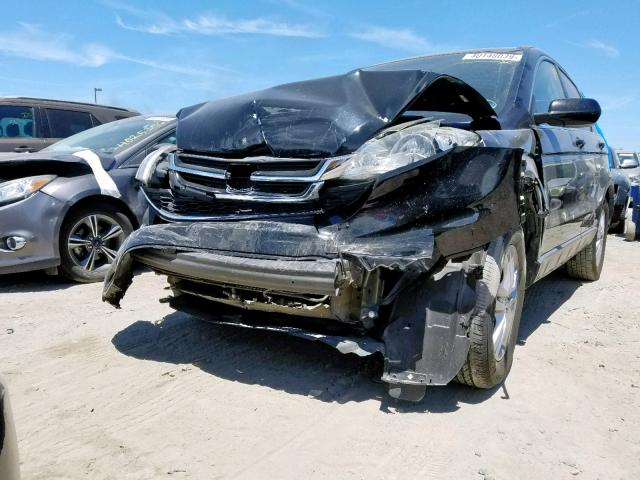 5J6RE3H71BL051384 - 2011 HONDA CR-V EXL BLACK photo 9