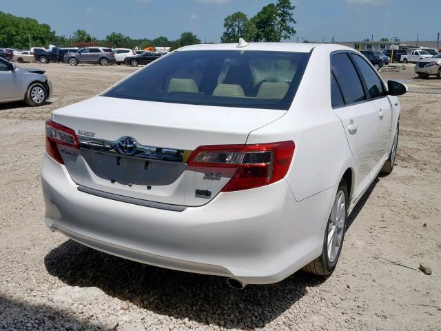 4T1BD1FK8CU039651 - 2012 TOYOTA CAMRY HYBR WHITE photo 4