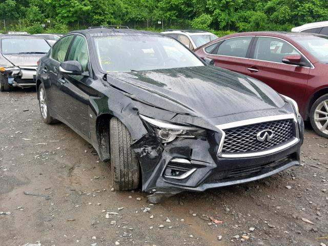 JN1EV7ARXKM552990 - 2019 INFINITI Q50 LUXE BLACK photo 1