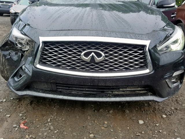 JN1EV7ARXKM552990 - 2019 INFINITI Q50 LUXE BLACK photo 7