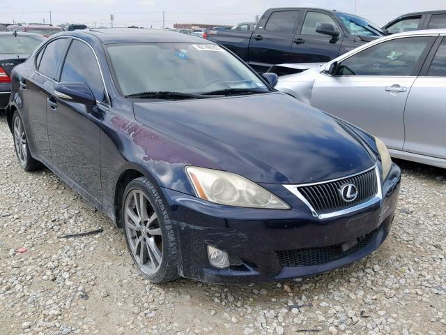 JTHBK262695097694 - 2009 LEXUS IS 250 BLUE photo 1