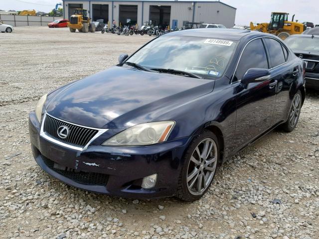 JTHBK262695097694 - 2009 LEXUS IS 250 BLUE photo 2