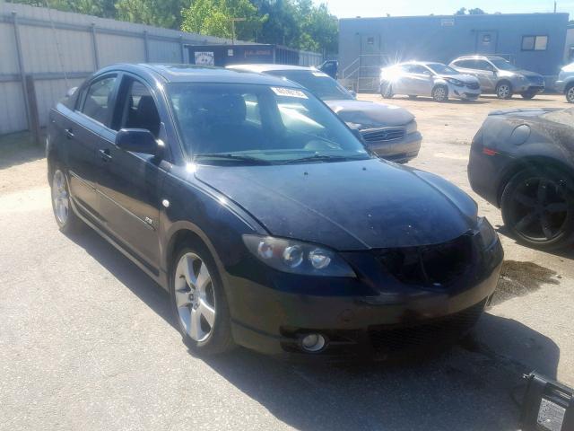 JM1BK123651272635 - 2005 MAZDA 3 S BLACK photo 1