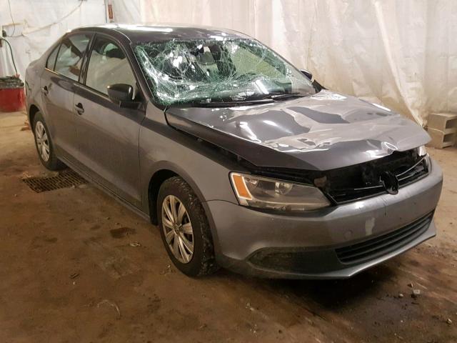 3VW1K7AJ9BM392214 - 2011 VOLKSWAGEN JETTA BASE GRAY photo 1