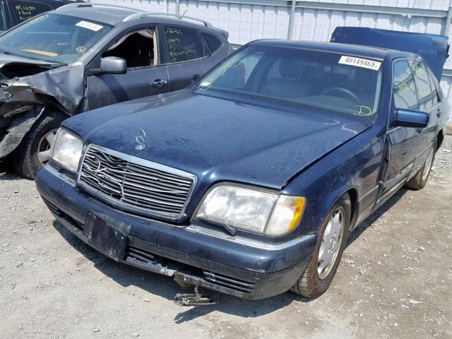 WDBGA51G3XA422559 - 1999 MERCEDES-BENZ S 500 BLUE photo 2