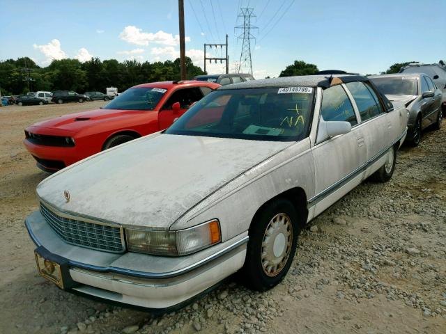 1G6KD52Y8TU205773 - 1996 CADILLAC DEVILLE WHITE photo 2