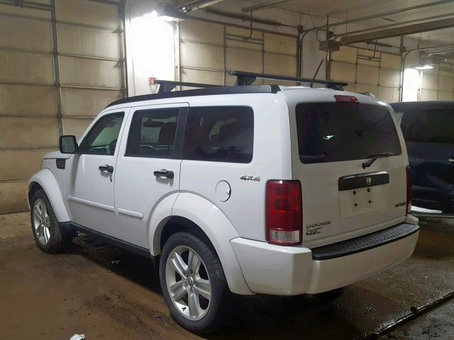 1D4PU4GK5BW582701 - 2011 DODGE NITRO HEAT WHITE photo 3