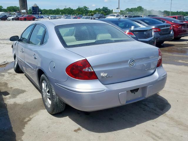 2G4WC532551300538 - 2005 BUICK LACROSSE C SILVER photo 3