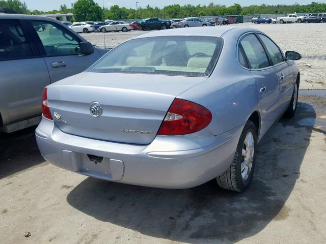 2G4WC532551300538 - 2005 BUICK LACROSSE C SILVER photo 4