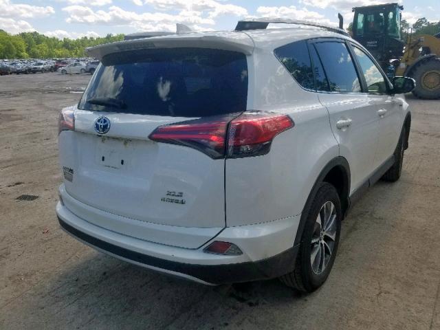 JTMRJREV4HD151778 - 2017 TOYOTA RAV4 HV LE WHITE photo 4