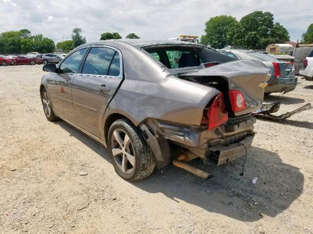 1G1ZC5E12BF393604 - 2011 CHEVROLET MALIBU 1LT 灰色 照片 3
