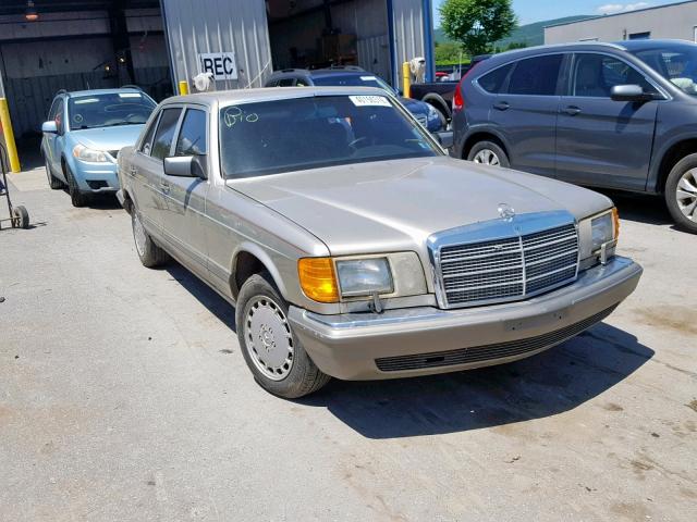 WDBCA3508HA327242 - 1987 MERCEDES-BENZ 420 SEL GOLD photo 1