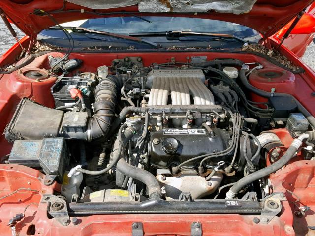 JA3AM44H8VY002389 - 1997 MITSUBISHI 3000 GT RED photo 7