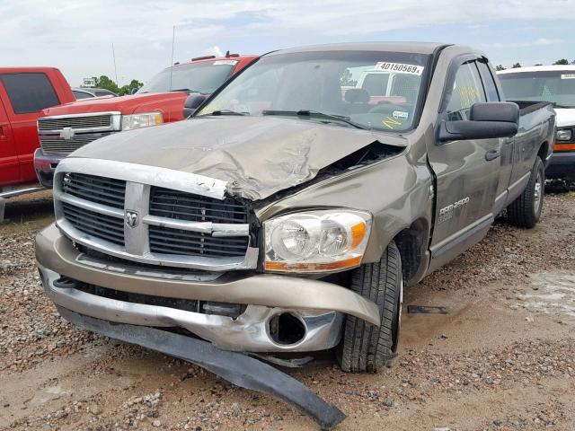 3D7KR28C96G187418 - 2006 DODGE RAM 2500 S ოქროსფერი ფოტო 2