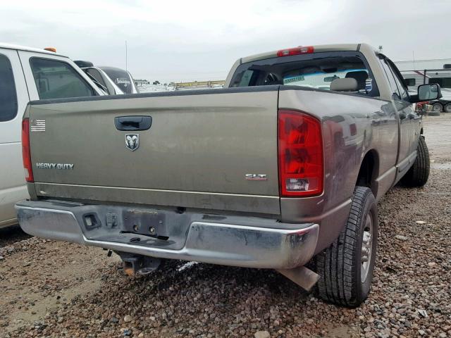 3D7KR28C96G187418 - 2006 DODGE RAM 2500 S ოქროსფერი ფოტო 4