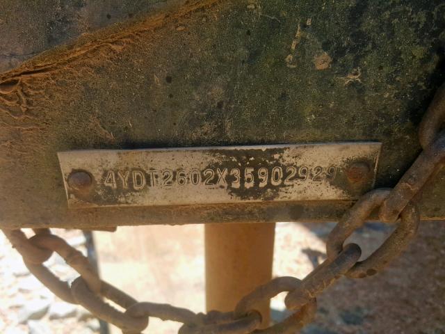 4YDT2602X35902929 - 2003 KEYSTONE OUTBACK WHITE photo 10