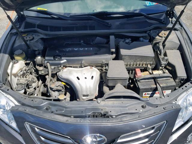 4T1BE46K87U068412 - 2007 TOYOTA CAMRY NEW GRAY photo 7