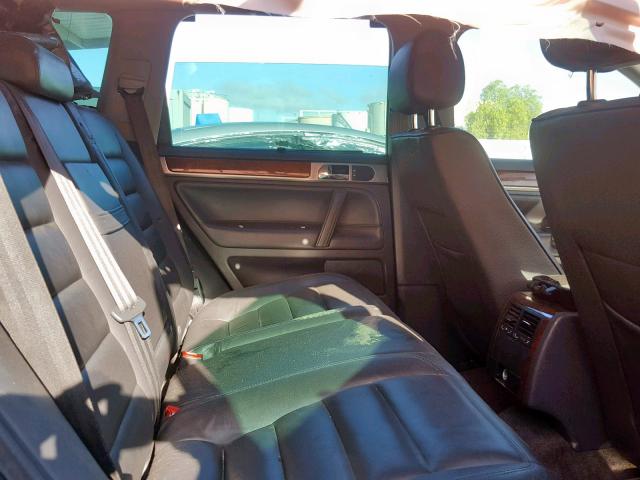 WVGBC77L54D069513 - 2004 VOLKSWAGEN TOUAREG 3. GRAY photo 6