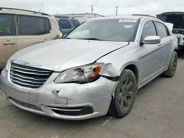 1C3CCBAB9CN223276 - 2012 CHRYSLER 200 LX SILVER photo 2